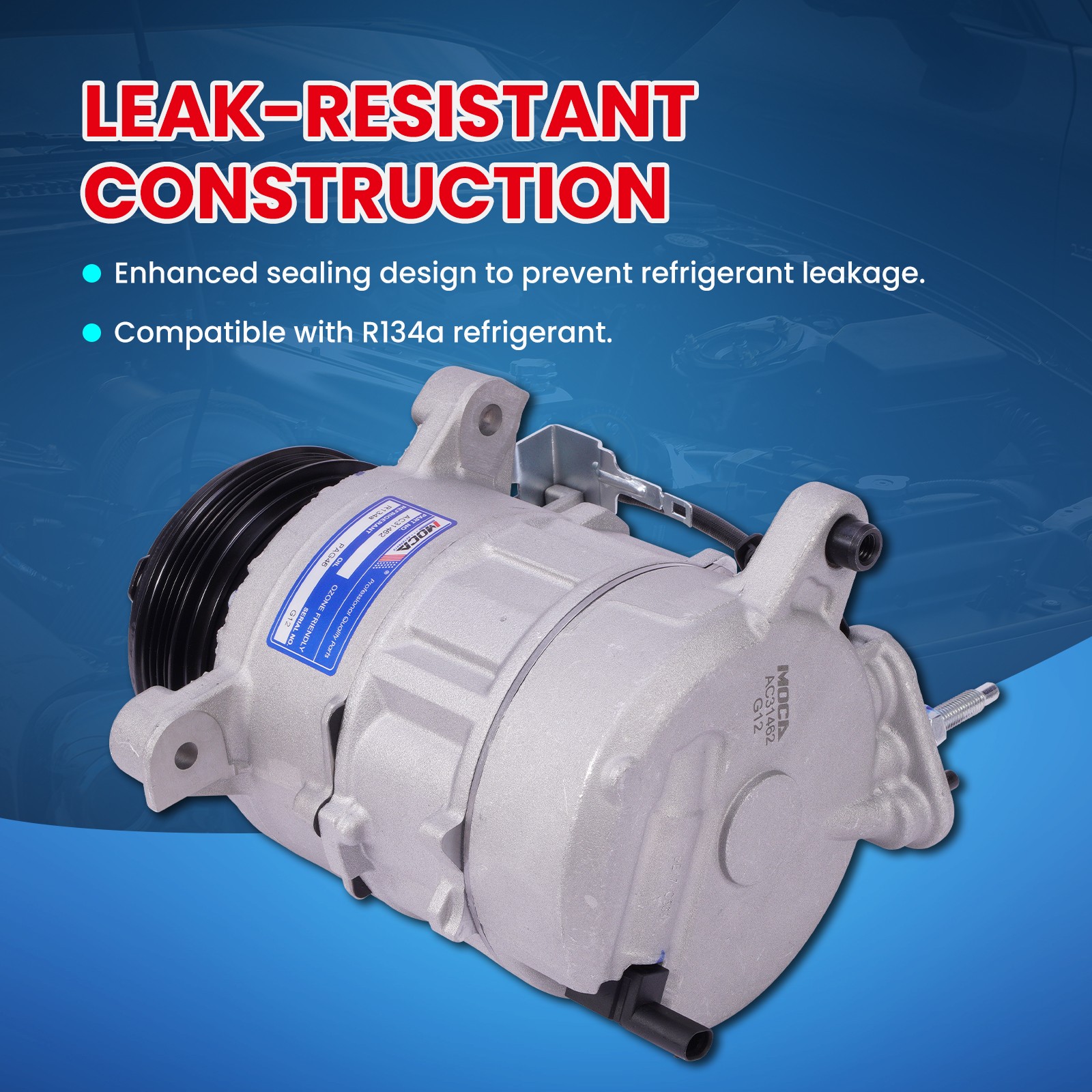 A/C Compressor for Cadillac Escalade Chevrolet Silverado GMC Sierra Yukon