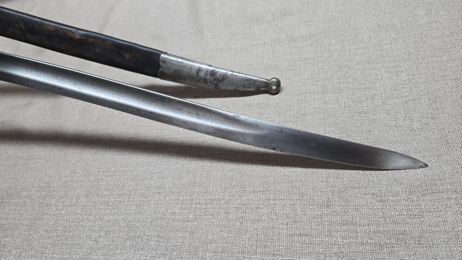 DANISH MODEL 1867 REMINGTON ROLLING BLOCK RIFLE SWORD BAYONET WITH SCABBARD