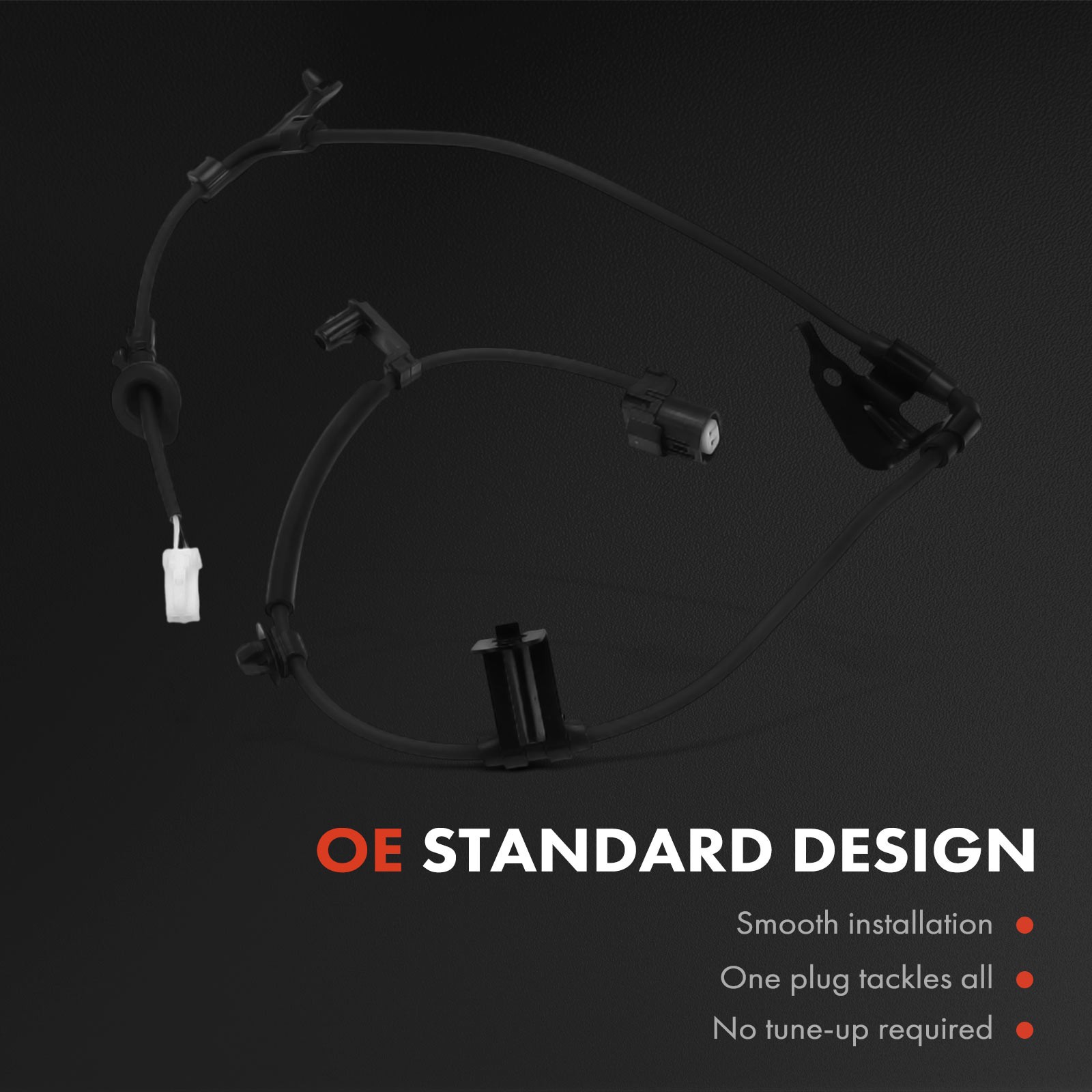 2x Rear Side ABS Wheel Speed Sensor for Toyota Corolla Matrix 03-08 Pontiac Vibe