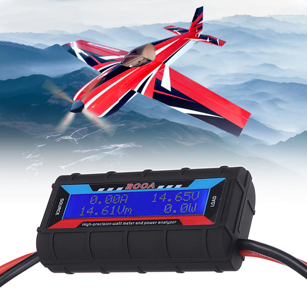 200A DC Digital Monitor LCD Volt Amp Meter Analyzer For RC Battery Solar Power