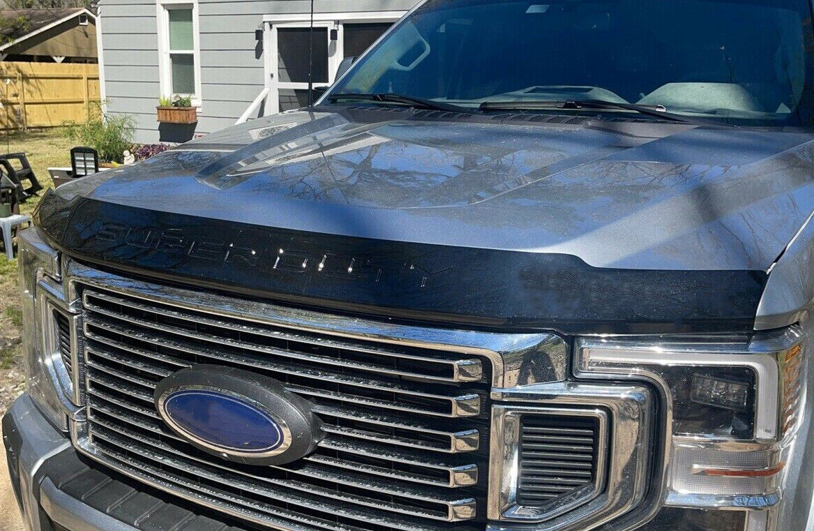 For 2017-2022 21 Ford F250 F350 F450 F-550 Super Duty Hood Deflector Bug Shield
