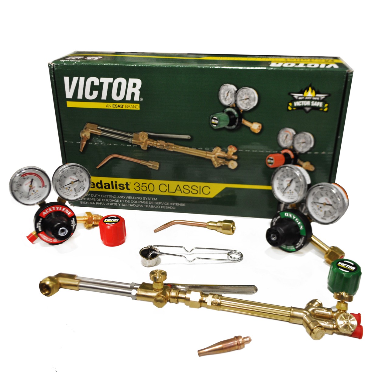 Victor 0384-2698 Victor Medalist G350 Classic HD Cutting Torch Outfit, CGA