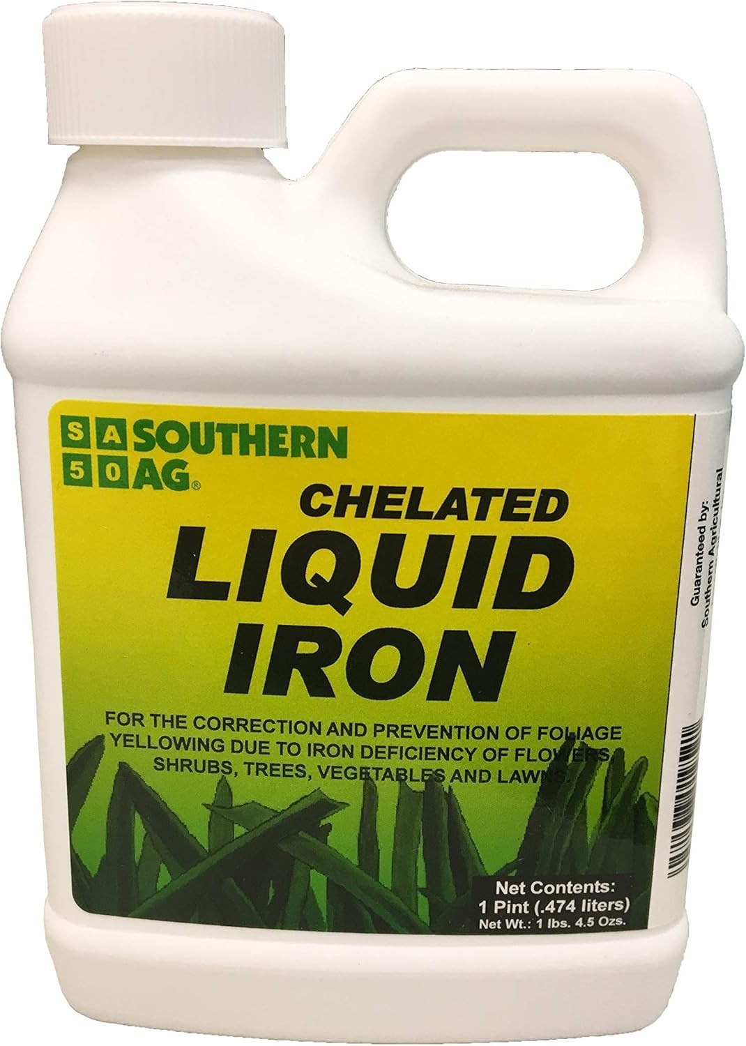 Southern Ag Chelated Liquid Iron Fertilizer - 1 Pint (16 oZ) / NEW / SHIPS FAST