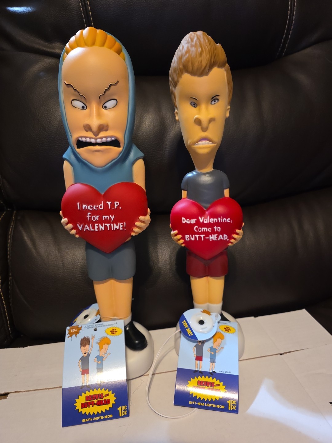 Beavis and Butt-Head Valentines Day Blow Mold Set  Lighted Blowmold 2026