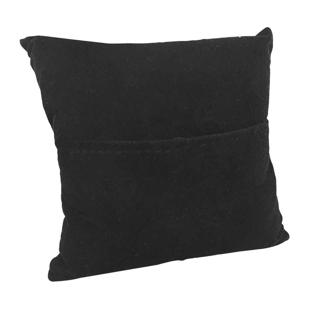 5Pc 4x4 Black Velvet Pillow Jewelry Bracelet Watch Display Showcase Collector