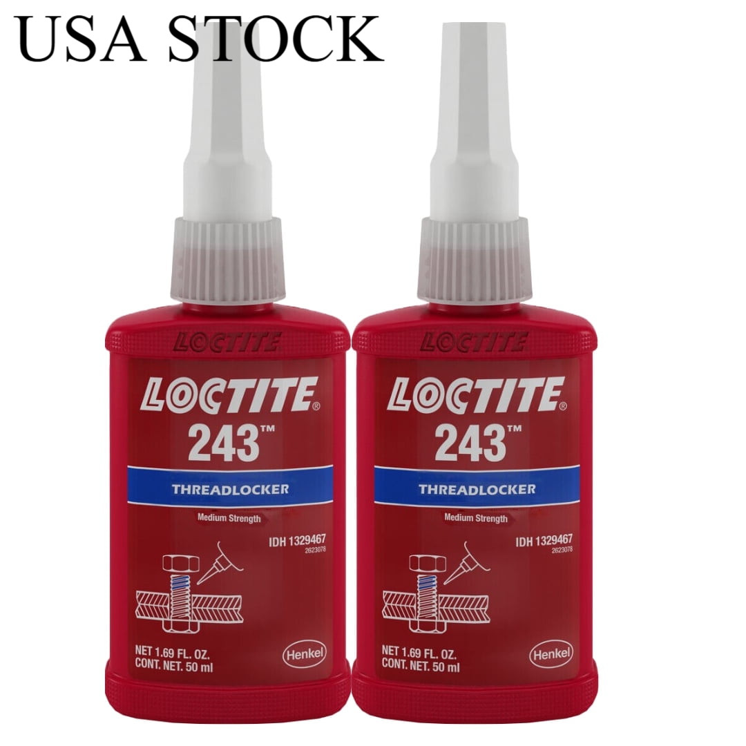 10 Pcs Loctite 243 Blue Thread locker Medium Strength 50ml