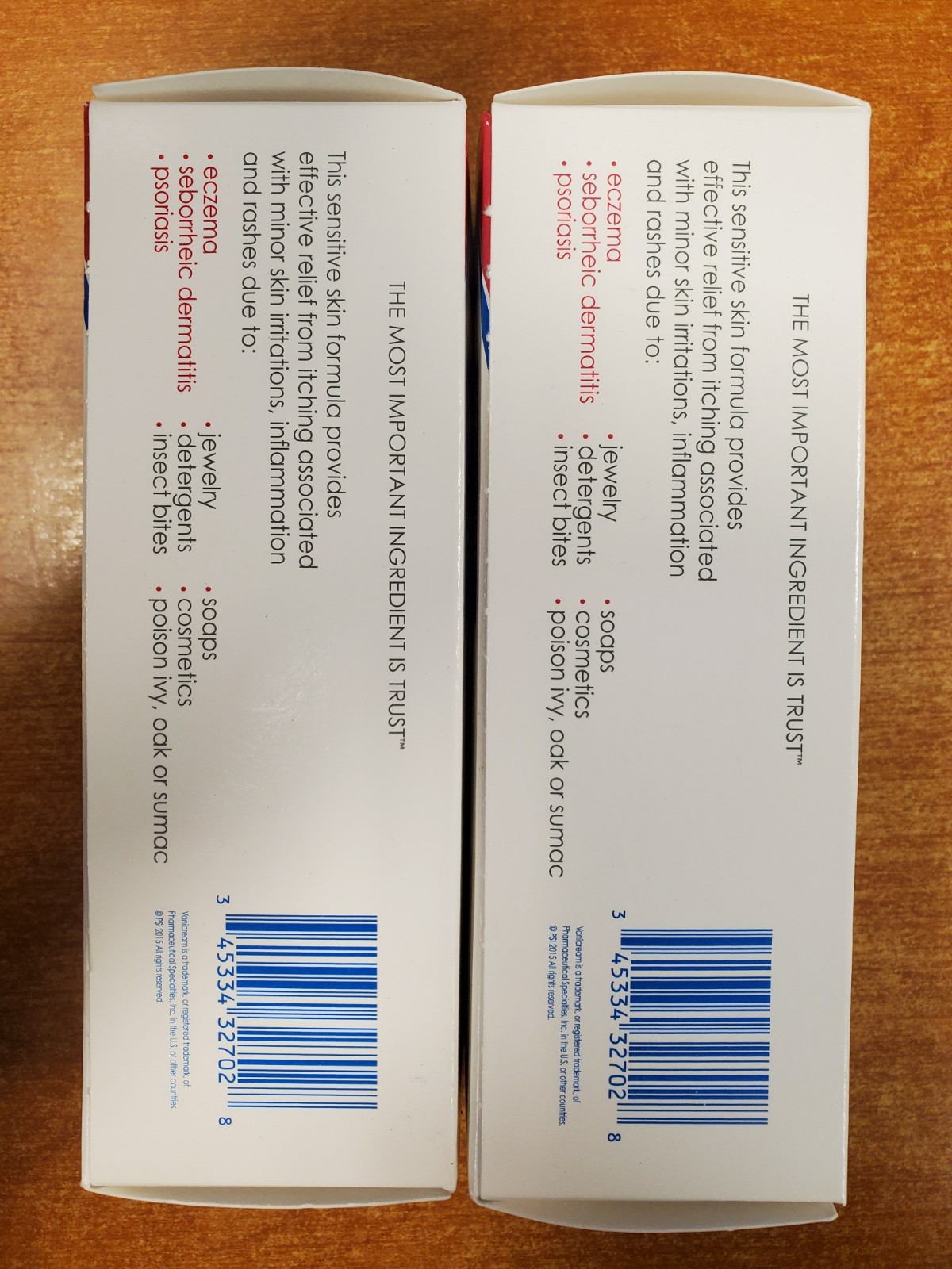 2 Pk: Vanicream HC 1 % Hydrocortisone Cream Sensitive Skin (Exp 4/30/26) 7028