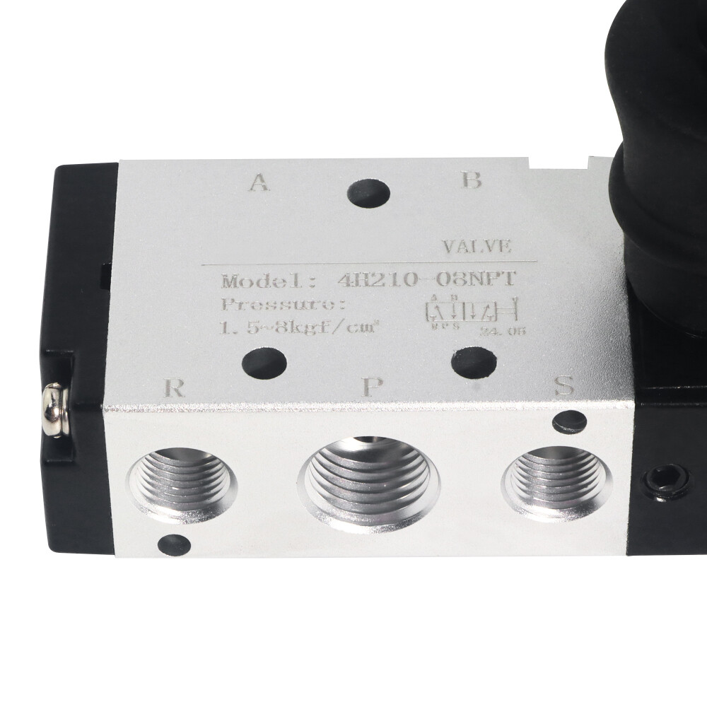 1pc 4H210-08 5 Ways 2 Position 1/4" Hand Lever Control Pneumatic Air Valve