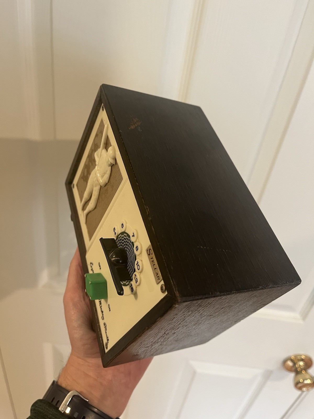 Vtg Stellar Mickey Mantle & Roger Maris Baseball Tube Radio