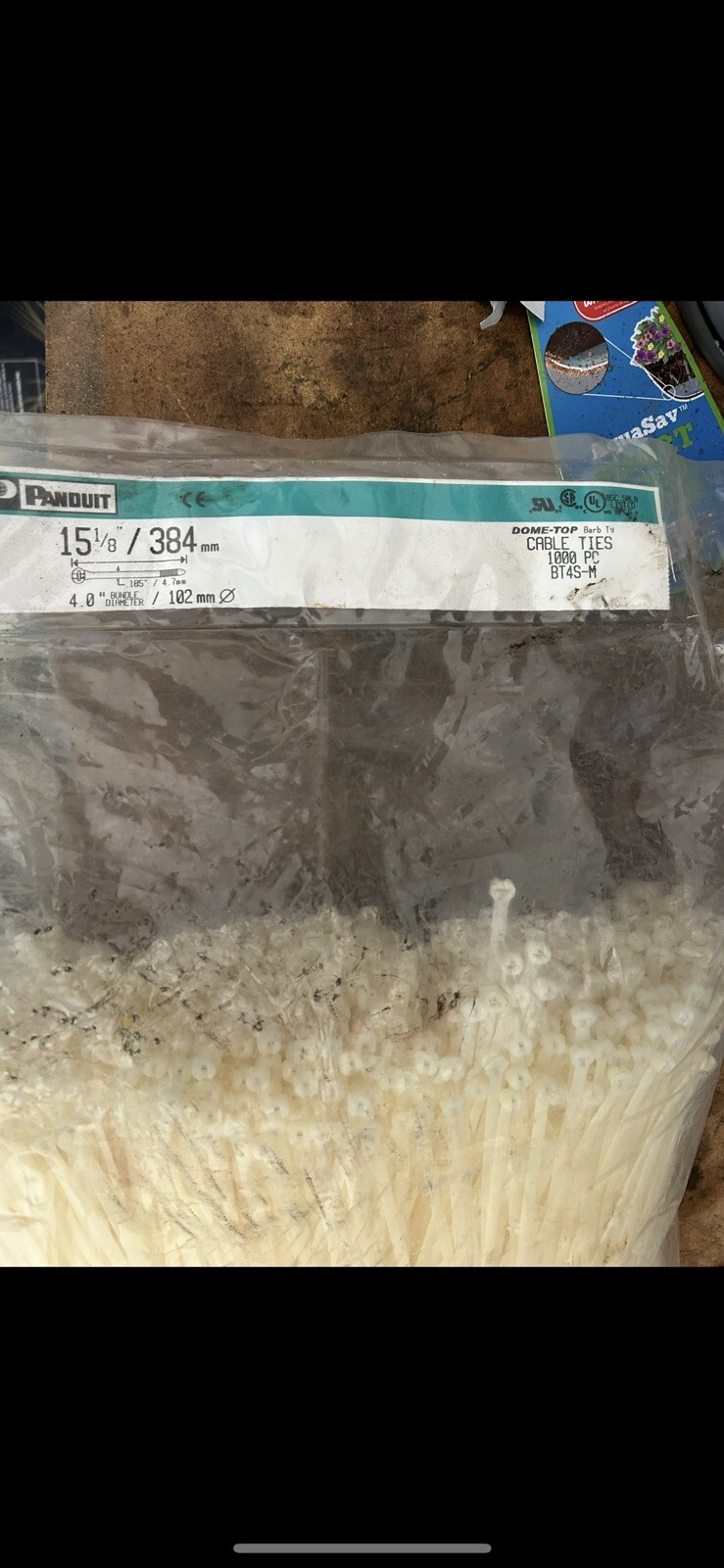 Panduit Bt4s-m 1,000/pk Cable Ties. New. Will Ship To Lower 48. 10 Available ￼