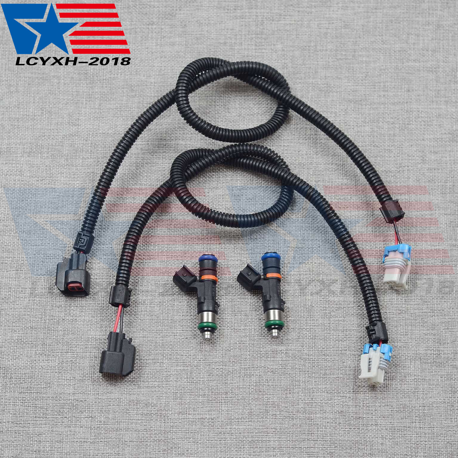 Fuel Injectors&Harness (PAIR) For Polaris RZR Ranger 800 2011-14 1204318 1204319