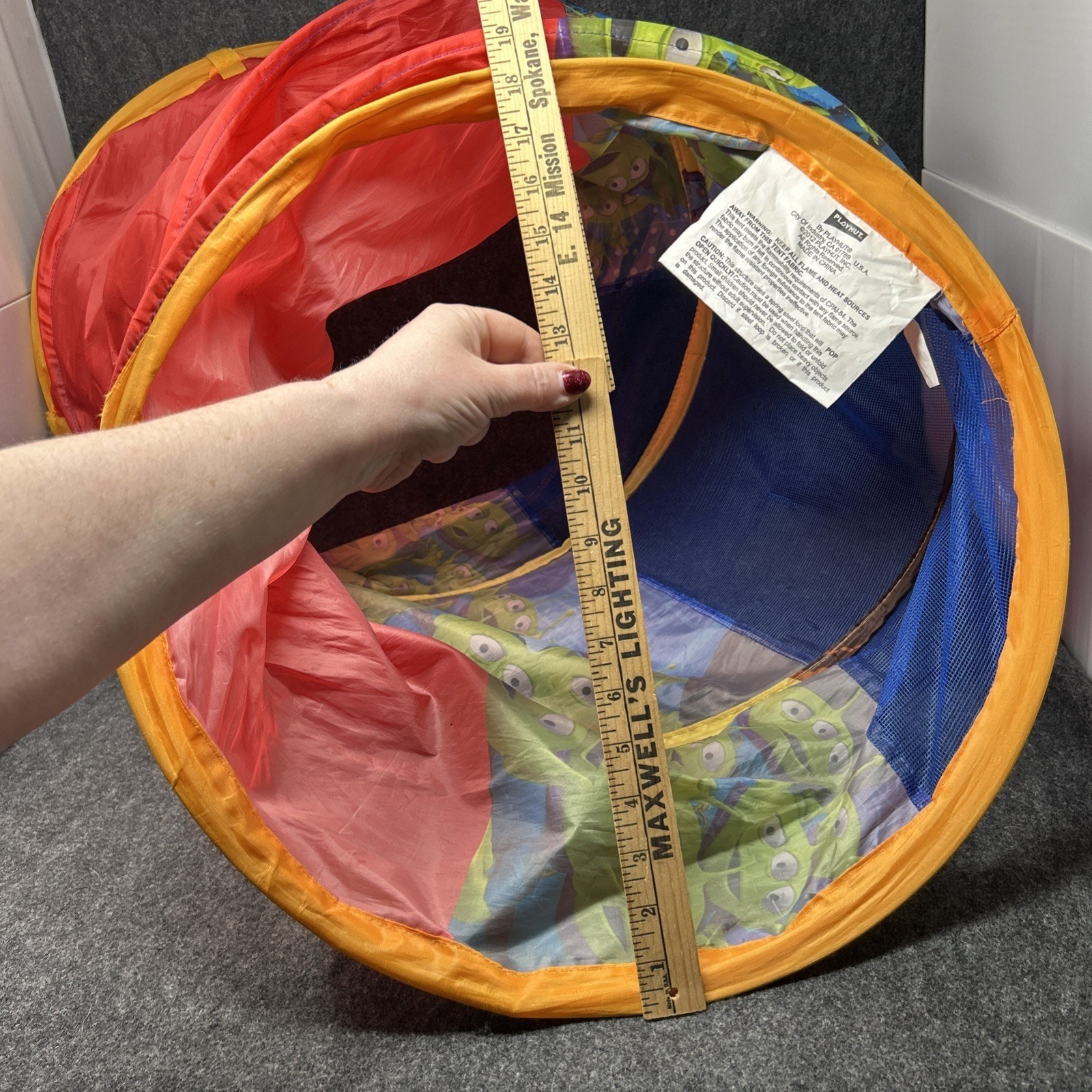 Rare 2012 Toy Story Playhut Alien Play Tunnel Pixar Little Green Men Adventure