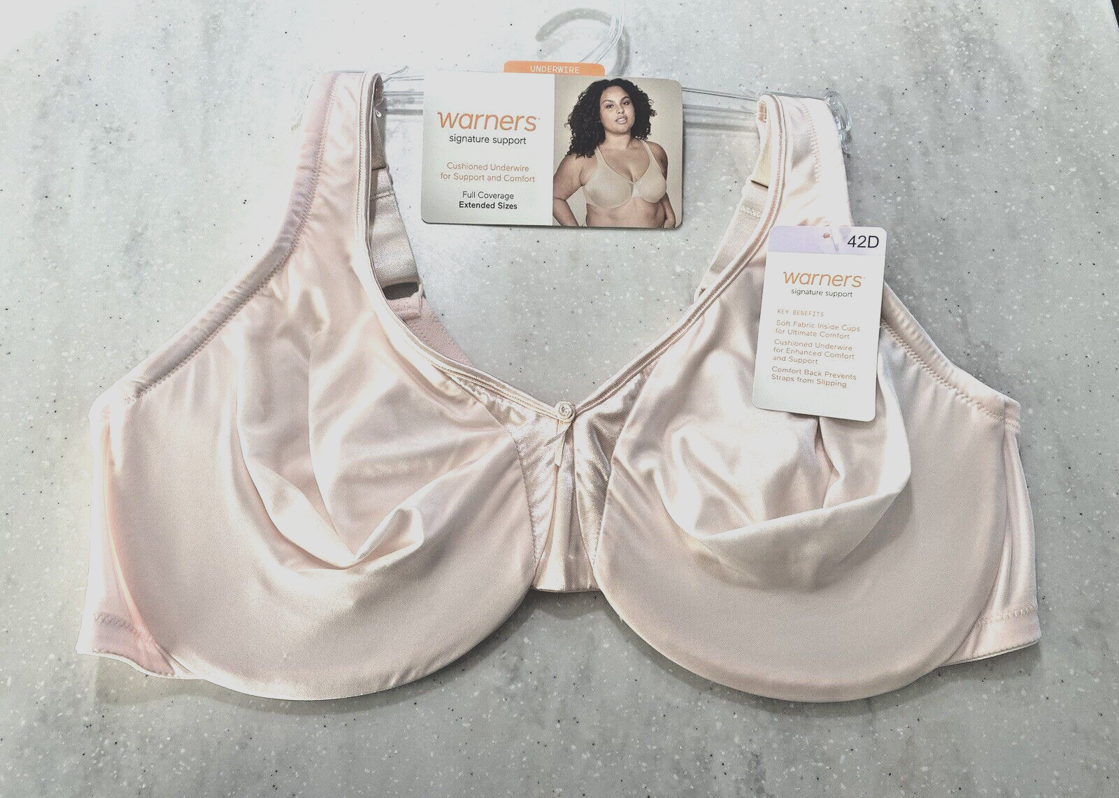 Warners SIGNATURE SUPPORT BRA cushioned underwire stretch 35002A BRAND NEW