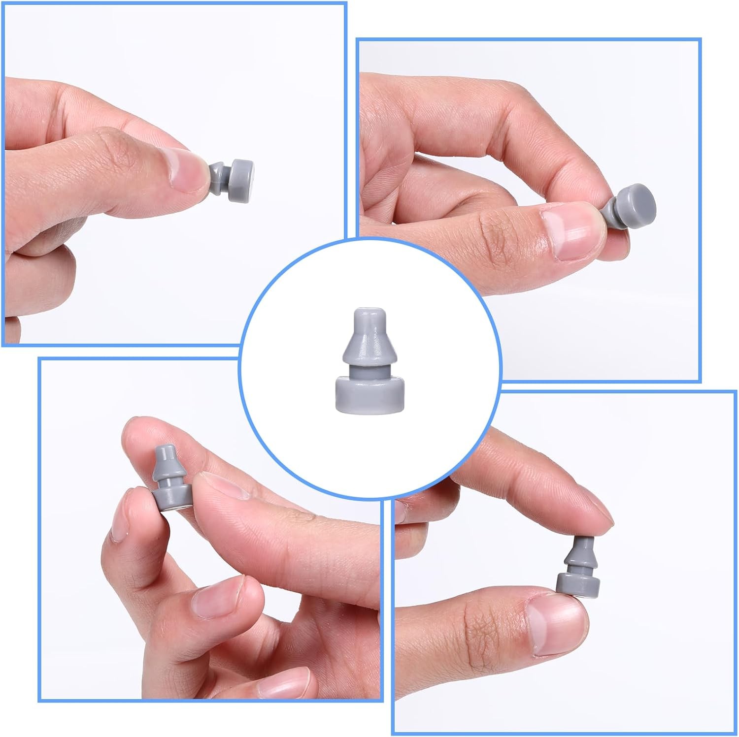 Rubber Feet for Slow Cookers, 12 Pcs Replacement Cookers Legs, Grey