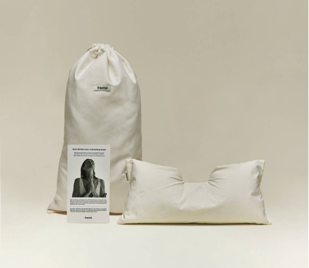 Fractal Aesthetic Wrinkle Pillow Neck Support Anti-Aging Beauty Pillow Small