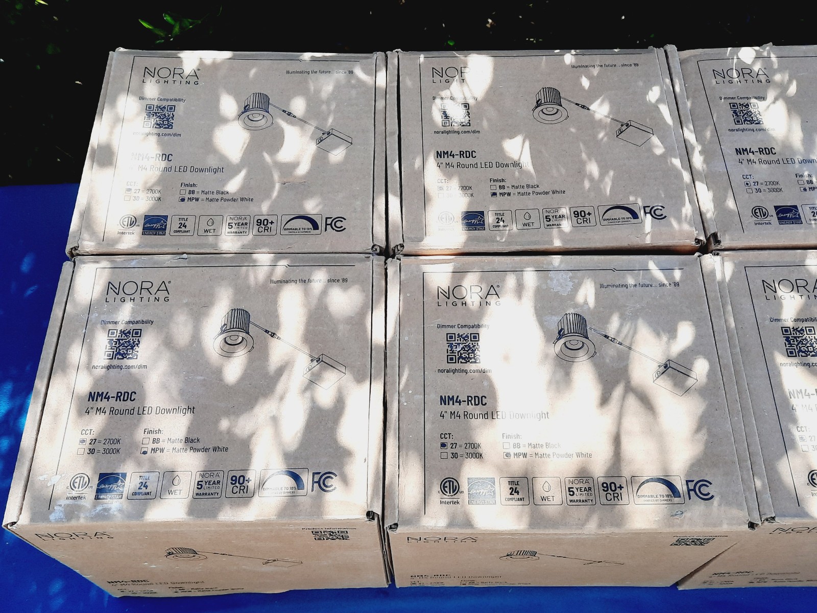 Nora Lighting NM4-RDC27MPW 4" Canless Round 2700 LED Fixture - Matte White