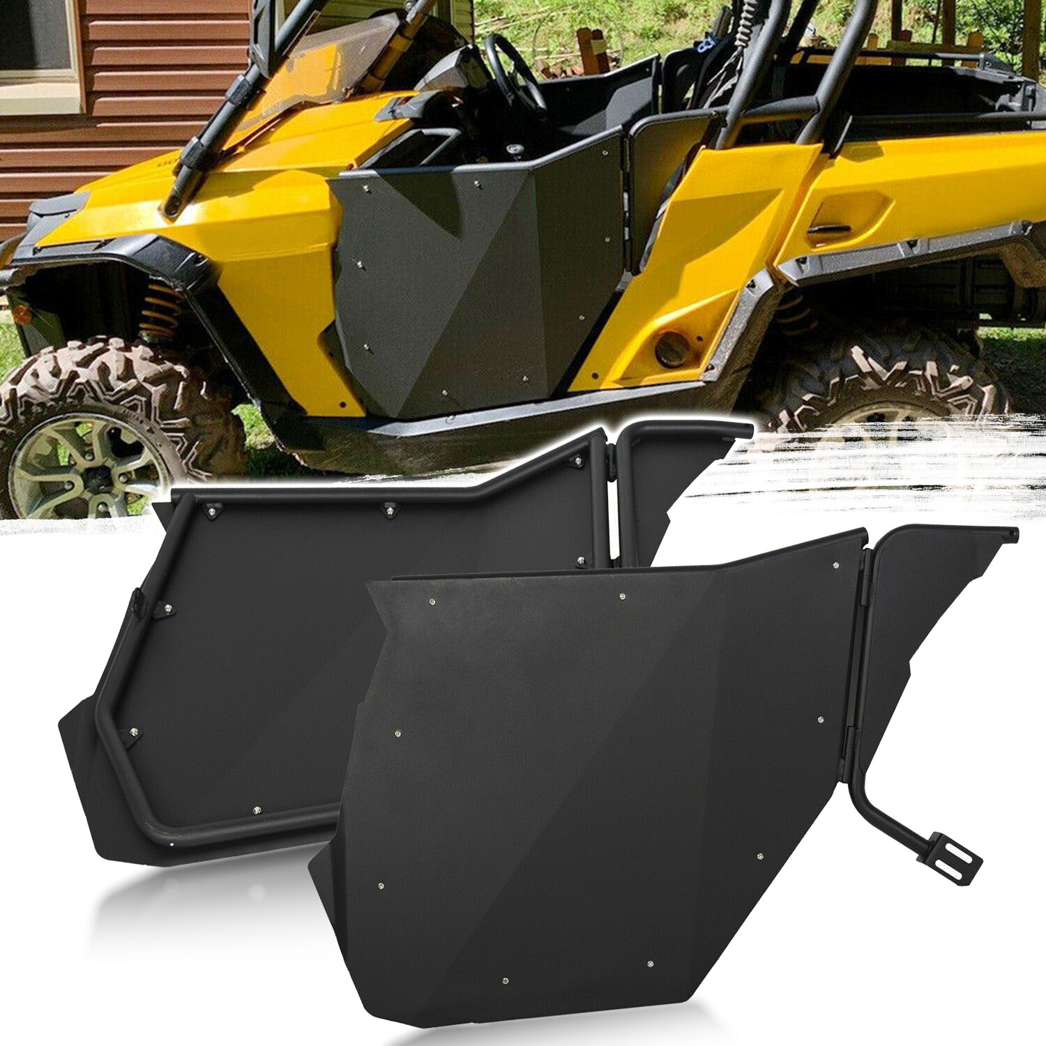UTV Doors Pair  For 11-18 CAN-AM Maverick / 11-16 Commander 800 1000