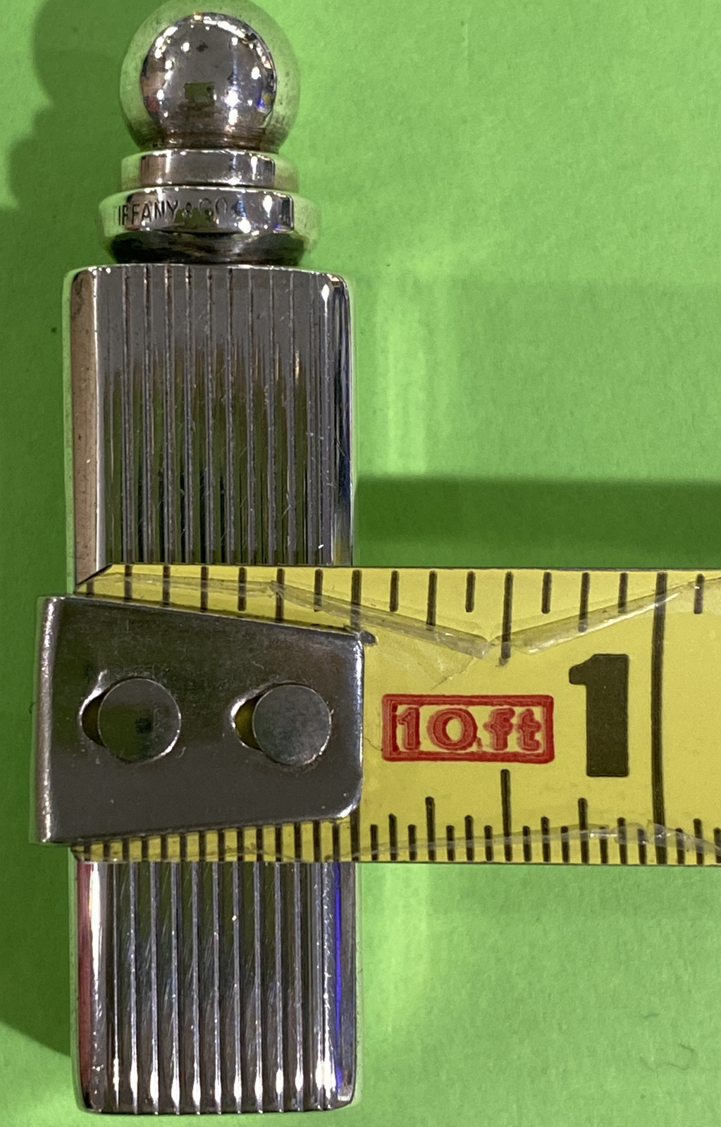 Tiffany & Co Sterling Silver Perfume Bottle Purse Travel Flask Vial Germany