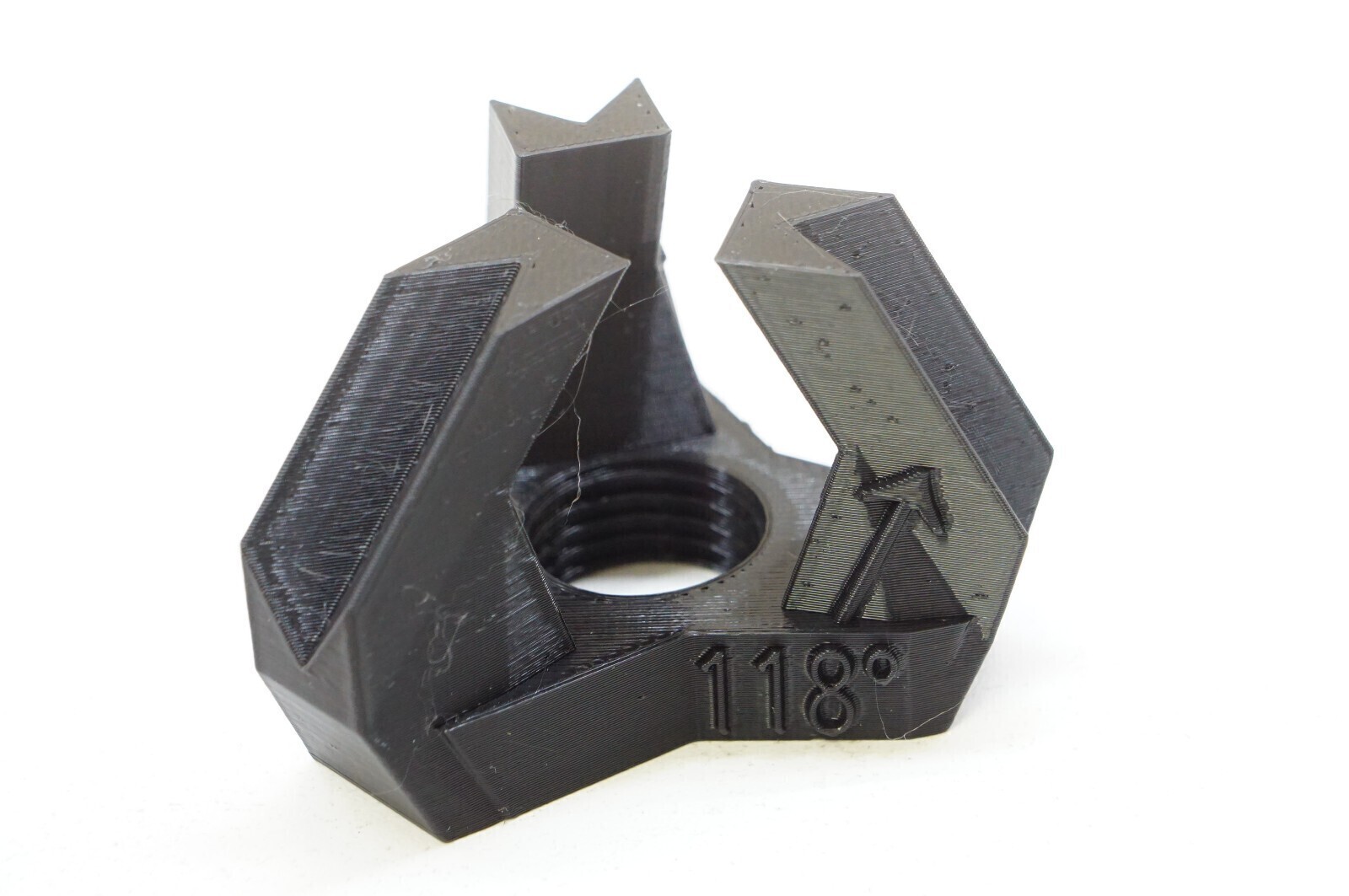 Drill Bit Sharpener Guide w/ 3 angles for Dremel Rotary Tool (M19-2 Thread)