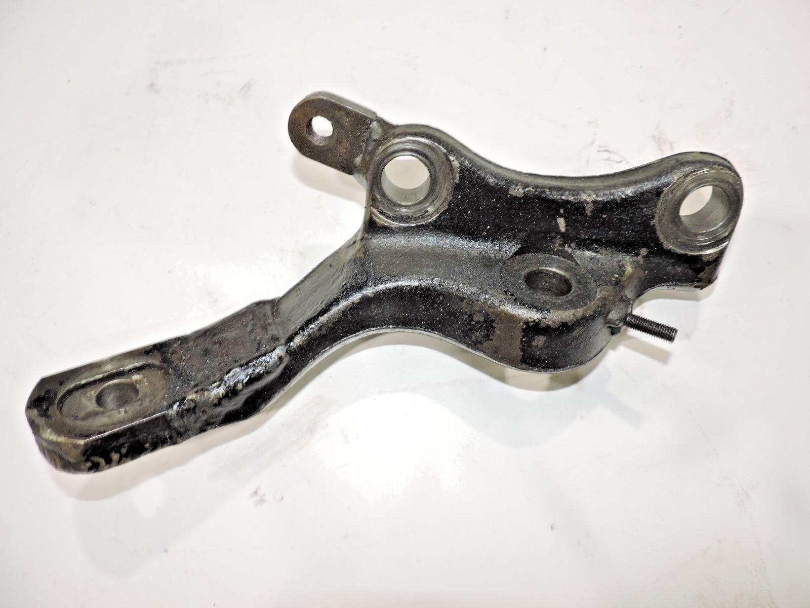 Ronnie Hopkins (RHE) LF steering arm raised for bump steer NASCAR ARCA