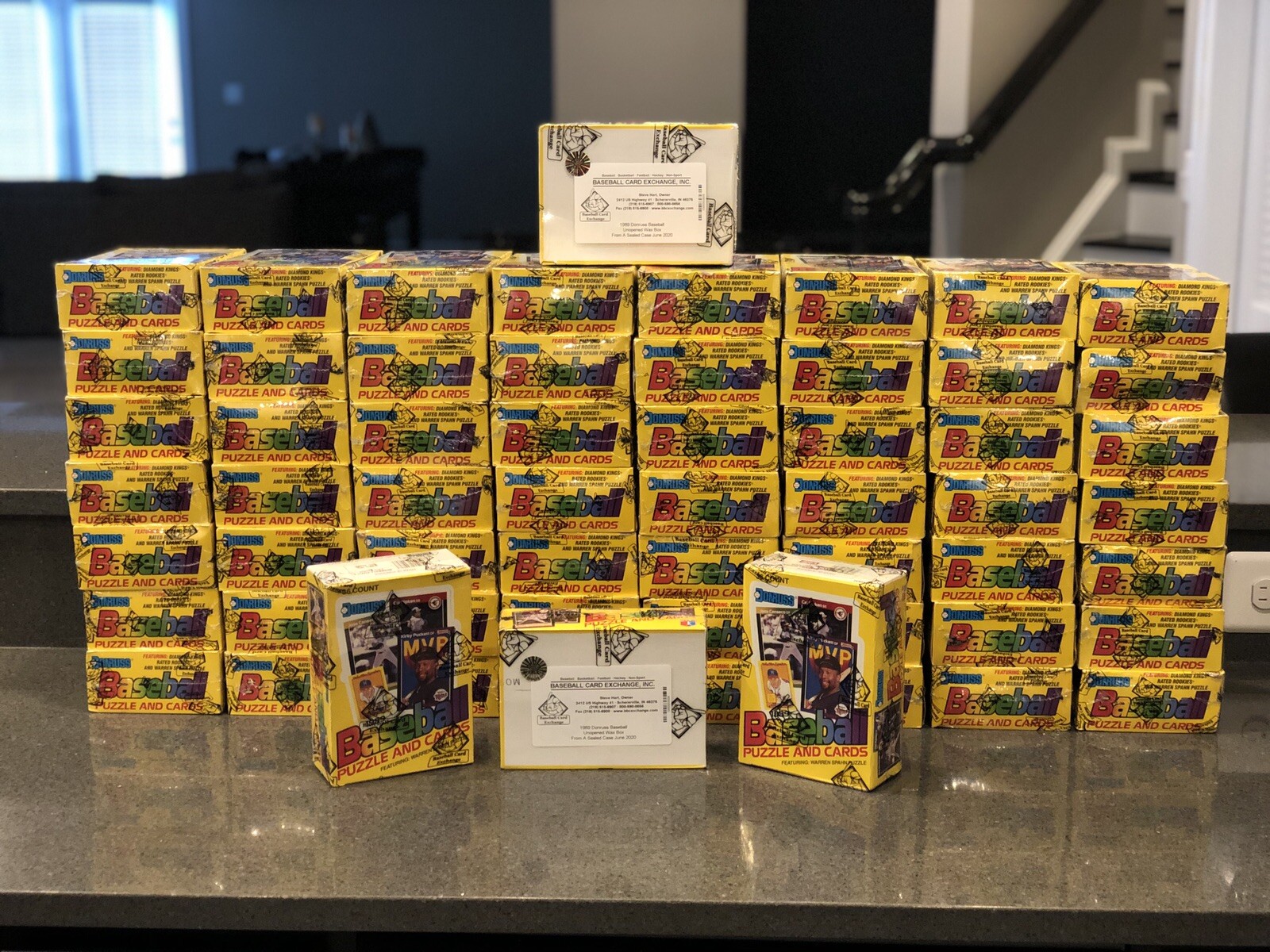 1989 Donruss BBCE FASC (From A Sealed Case) Box, 36 Packs, Possible Ken Griffey