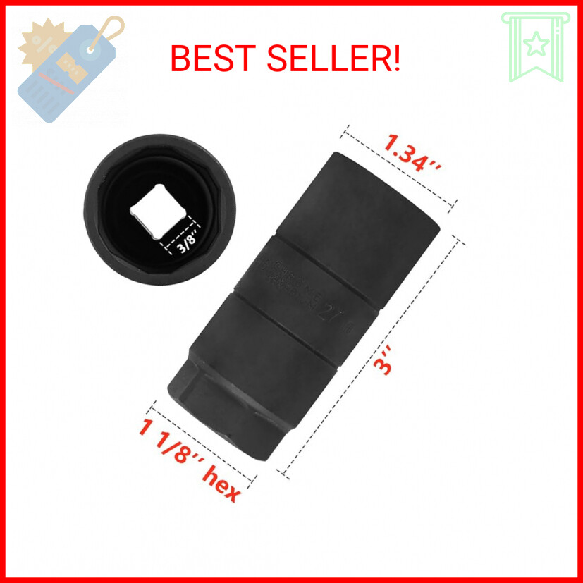 Oil Pressure Sensor Switch Socket 1-1/16 Inch 27mm X 28.3mm 2-1/4 Inch Deep Chry