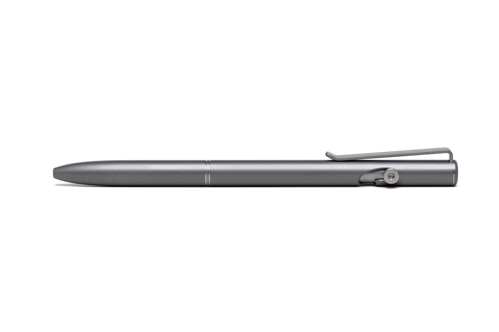 Tactile Turn Smooth Operator Titanium Bolt Action Pen Stonewashed New Dealer