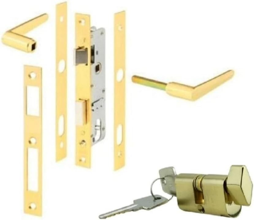 Papaiz Storm Door Lock - Double & Single Cylinder - Multiple Colors