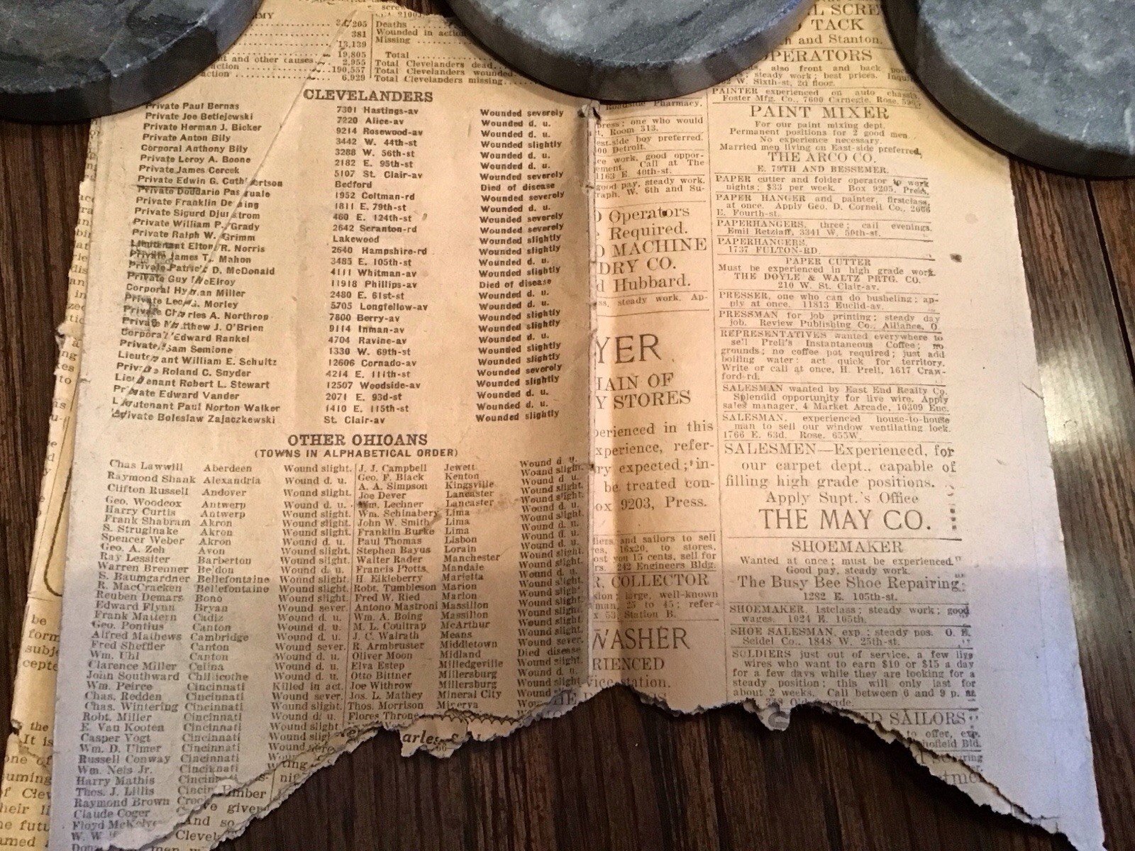 WW1 Honorable Discharge from Army Certificate May 10 1919 WWI Argonne Offensive