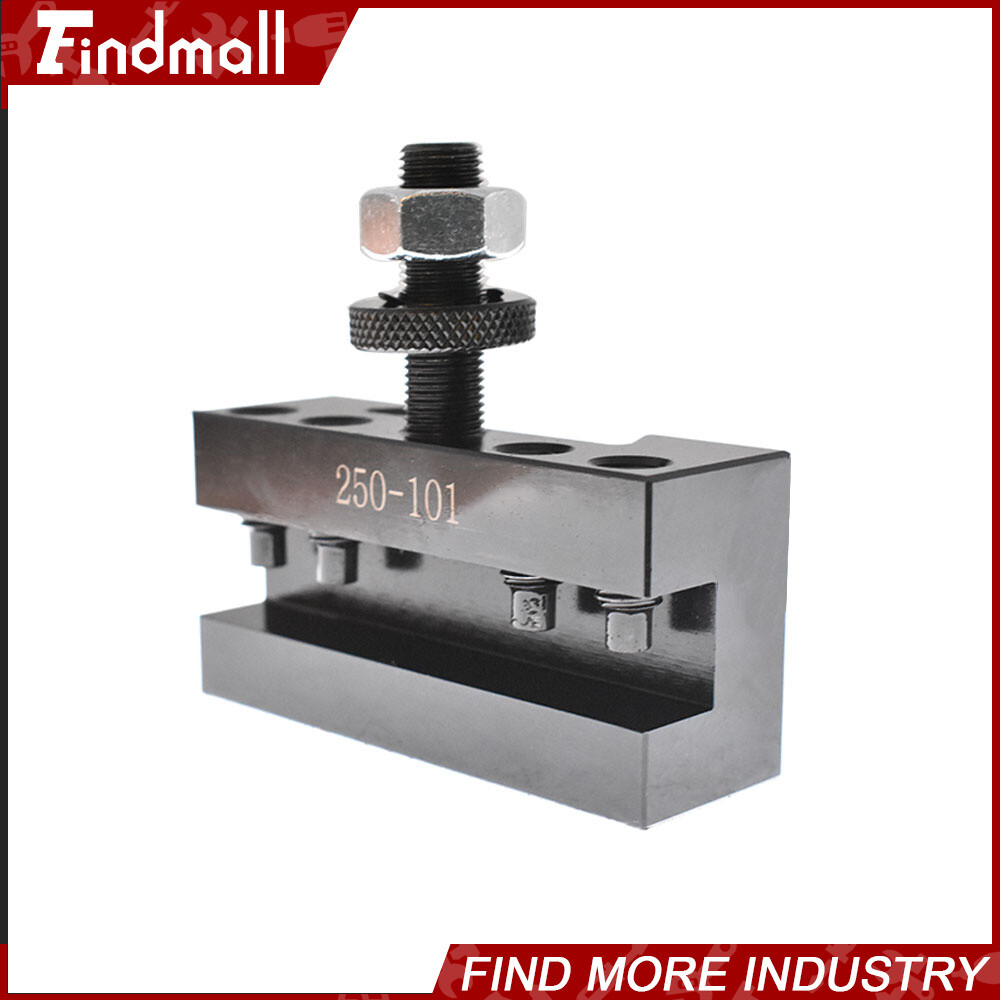 Quick Change Tool Post Holder Set AXA 250-100 Piston Type 6Pcs For Lathe 6 -12"