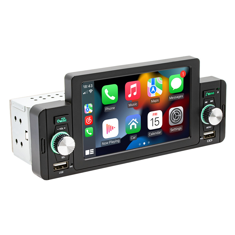 Single Din Car Stereo Radio Bluetooth MP5 Player For Apple Carplay Android Auto