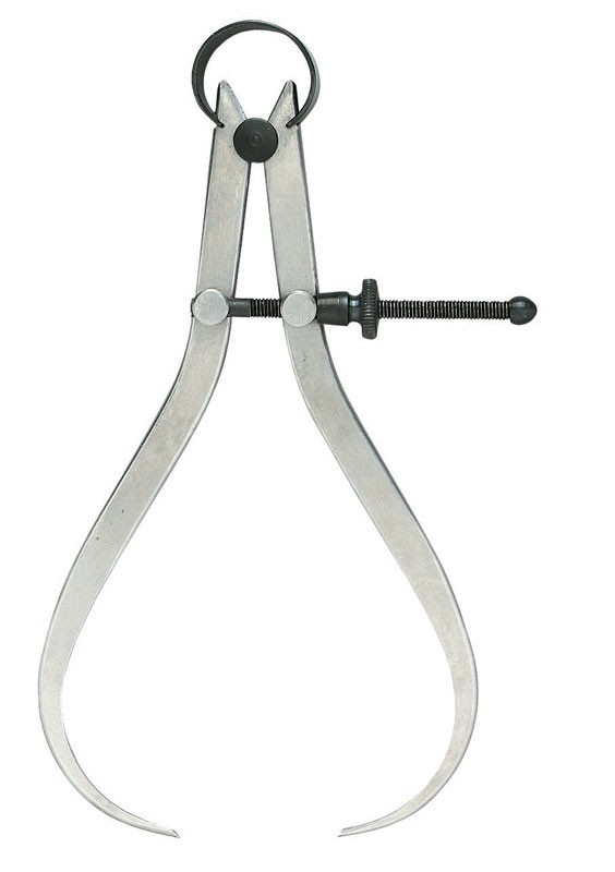 General Tools 452-6 Steel Flat Leg Machinist Outside Caliper 6 L in. - Deal of T