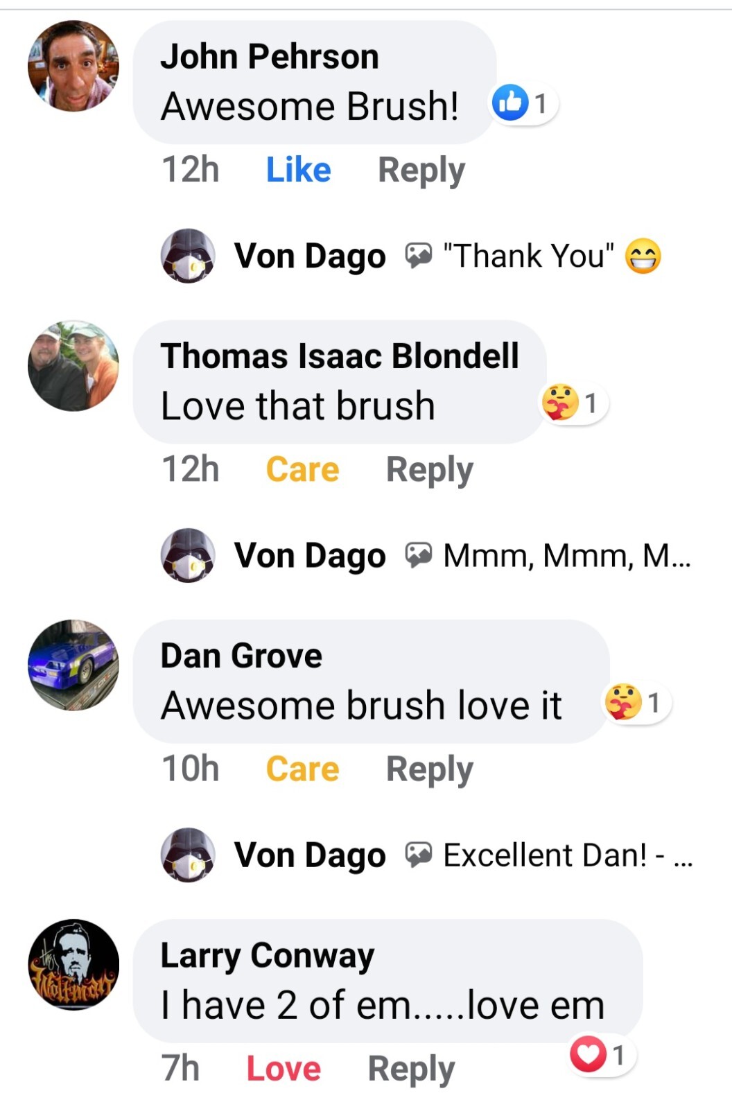 PROFESSIONAL Sign Painting Lettering 3 Brush SET #8 #10 #12 - PRO'S THAT KNOW