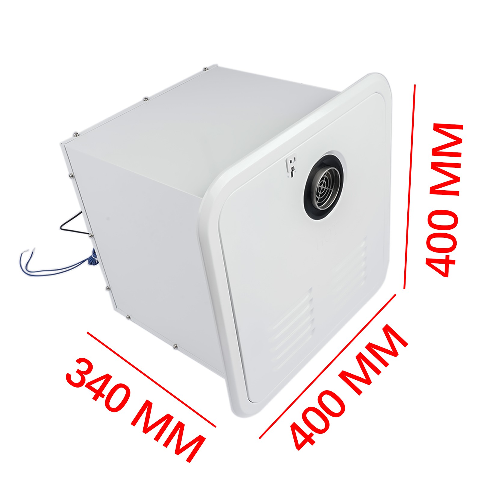 RV Water Heater 55000 BTUs RV Instant Hot Water Heater DC 12V for All RVs White