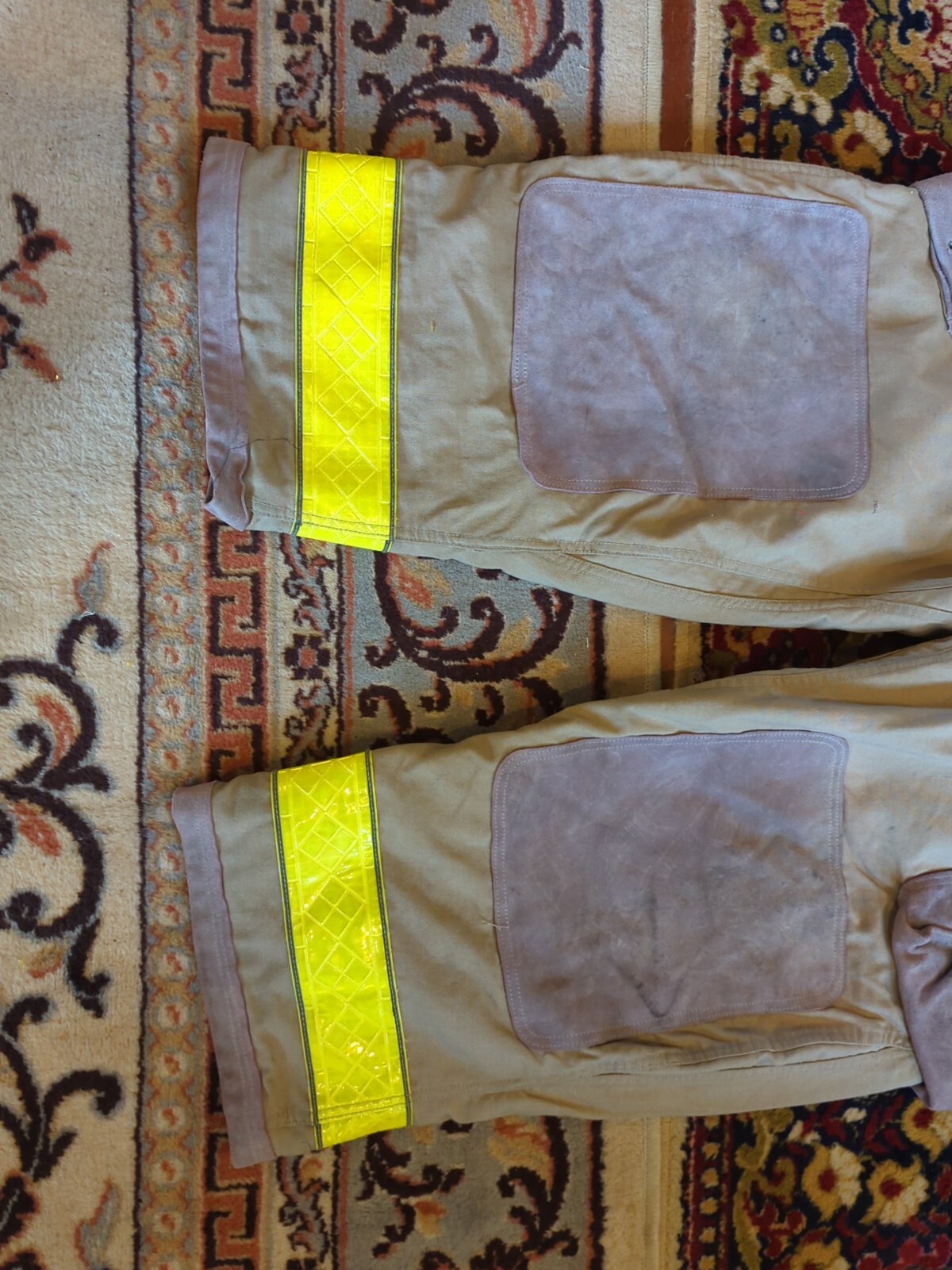 Retired Firefighter Gear Turnout Pants FIRE USED 50" X 30" See Pics