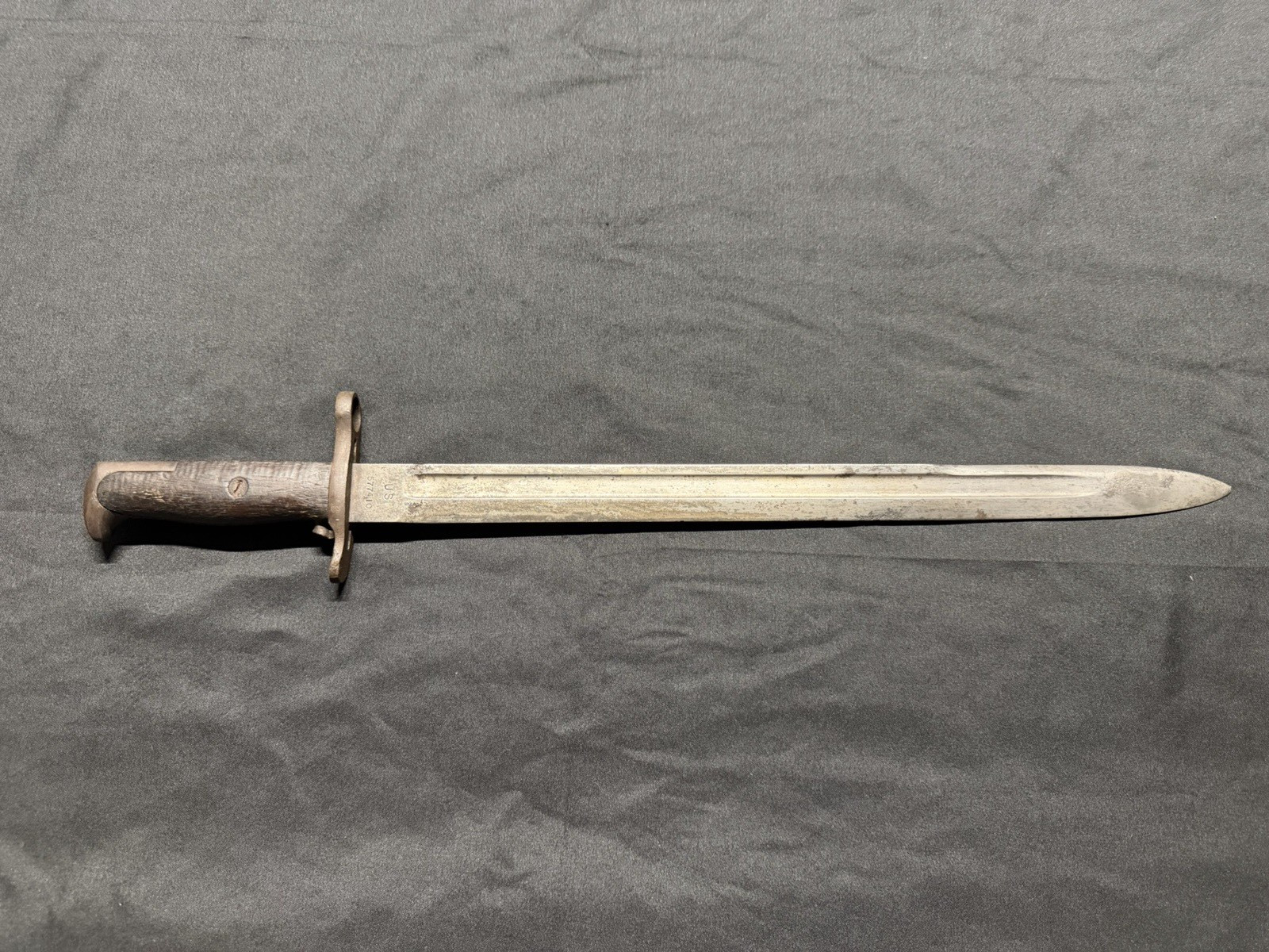 Pre- WWI WW1 US AEF Springfield Armory SA M1905 Bayonet! Dated 1913!