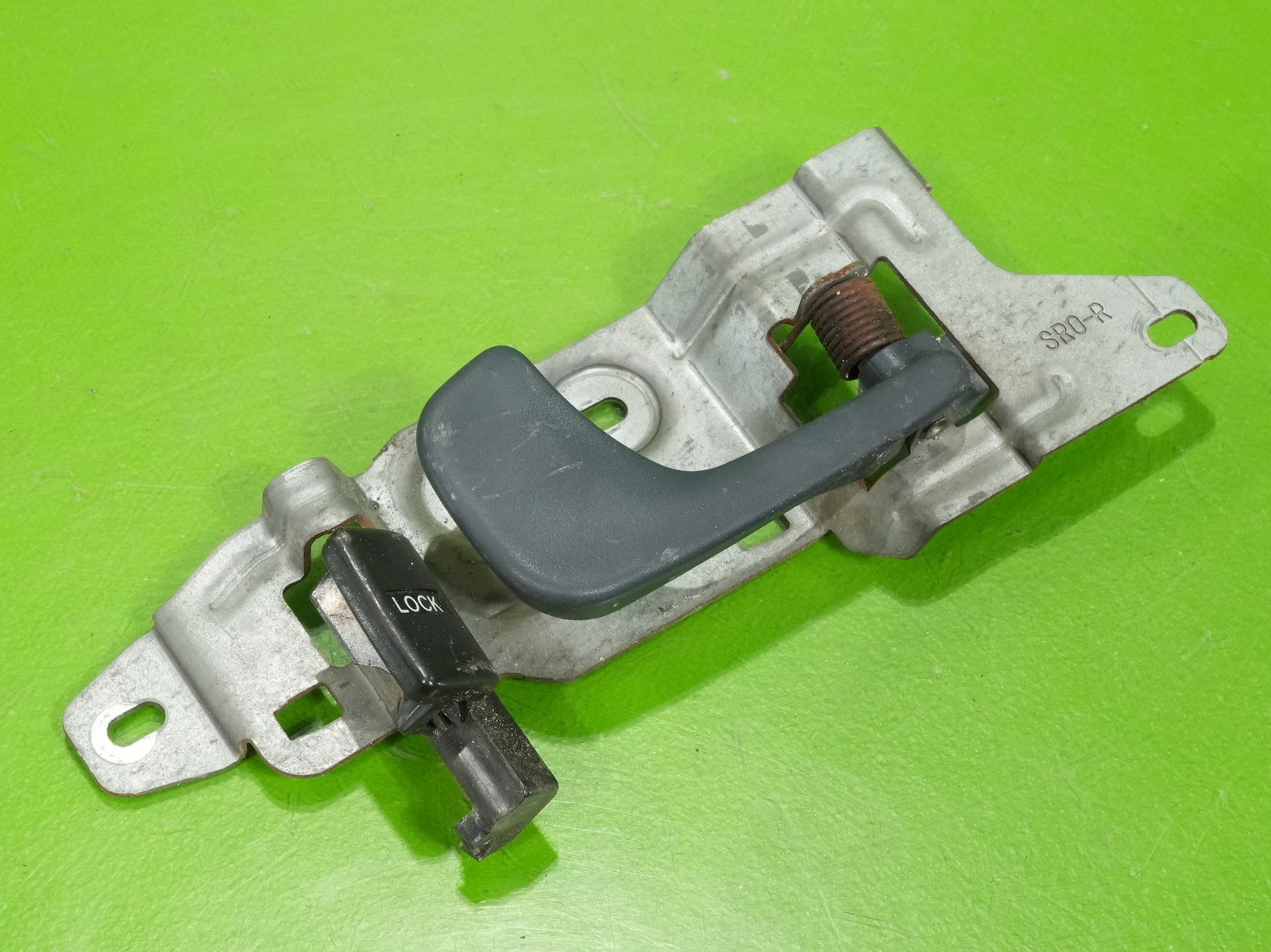 92-95 Civic OEM passenger right interior door handle lever lock blue