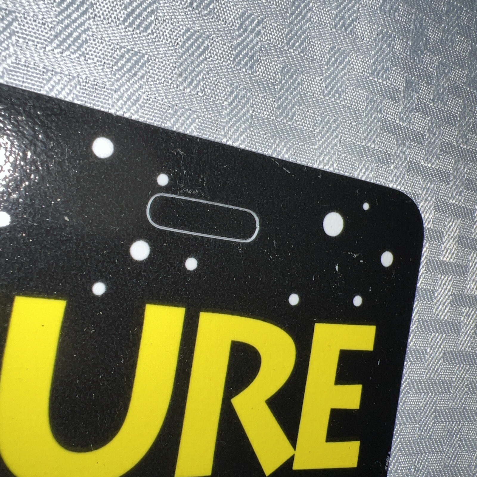 Pleasure Island Walt Disney World Vintage 90s License Plate Plastic Sign 6"x12"