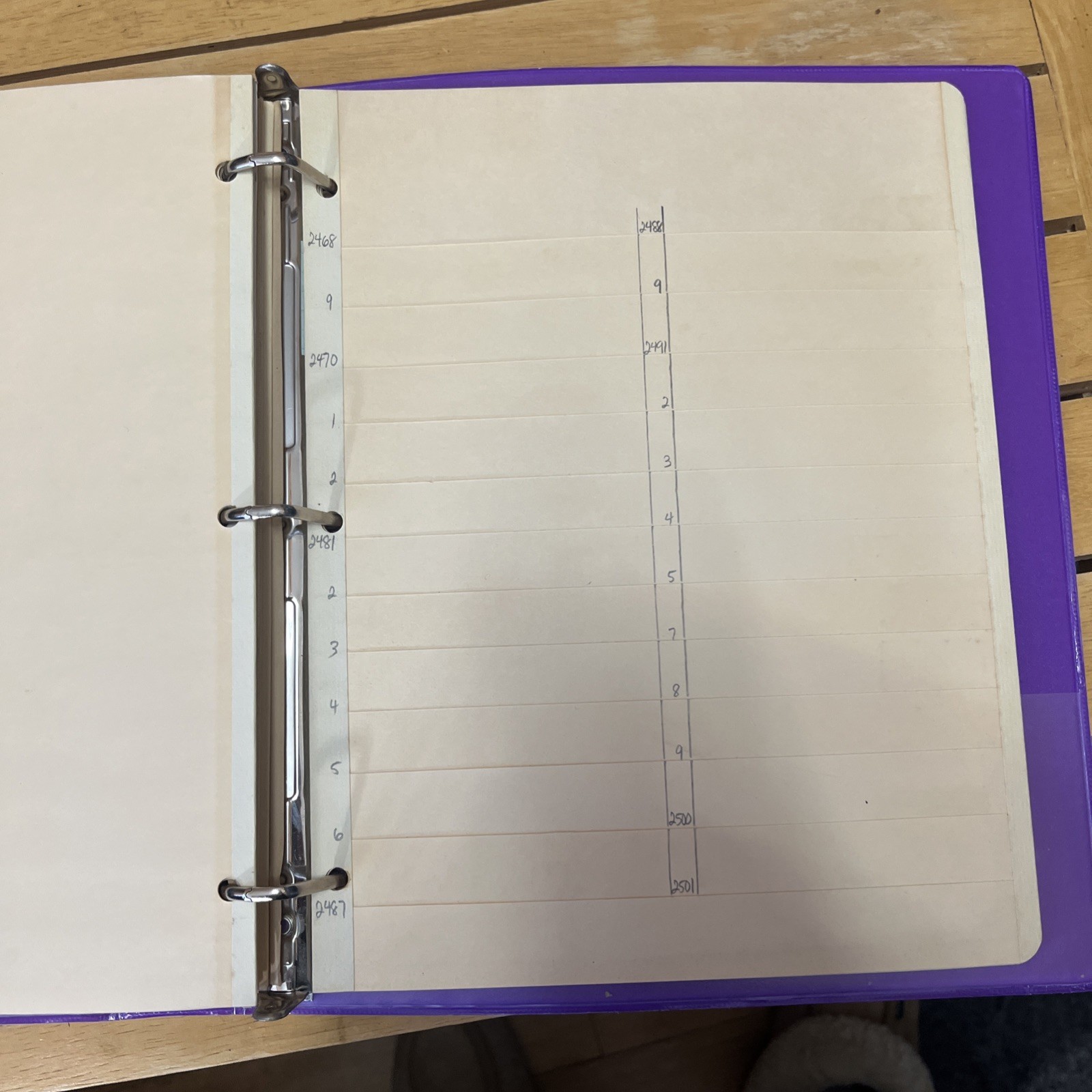 22 Manilla Pages In 1.5” 3 Ring Binder