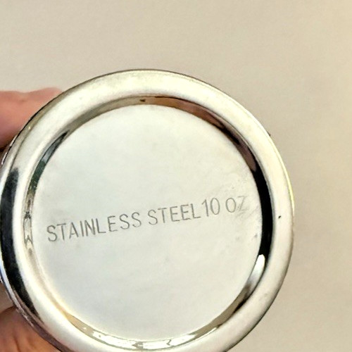 10 oz Flask Gift Set with 2 Shot Glasses & Funnel Stainless Steel Golf Flask