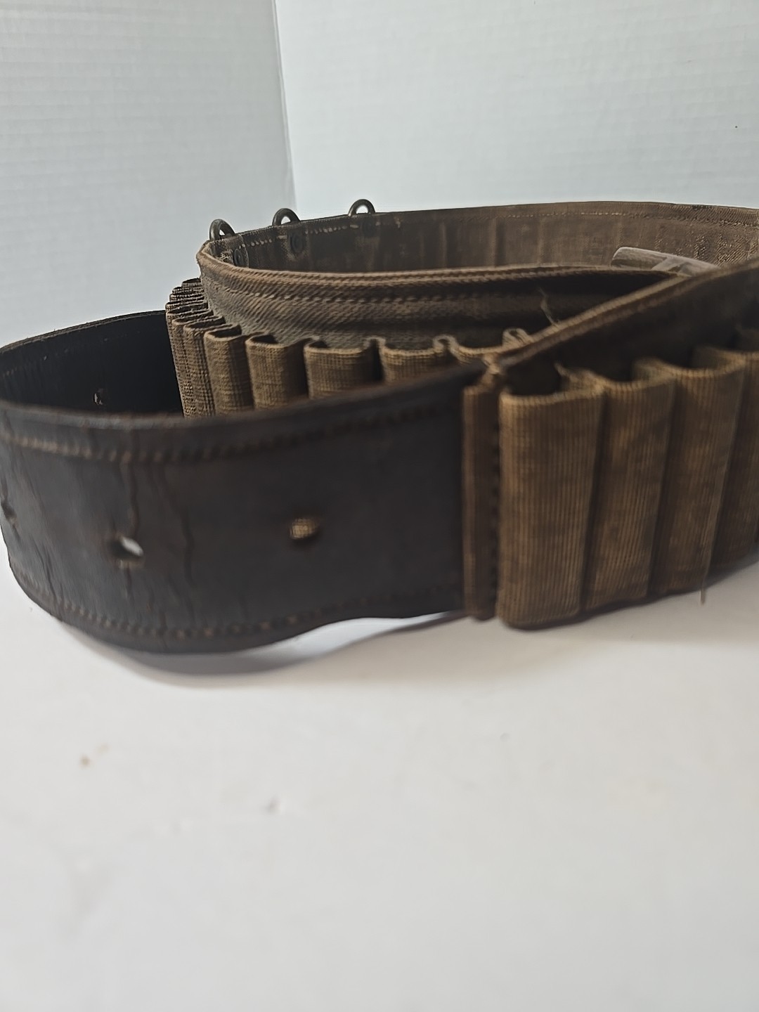 Indian War US Army Watervliet Arsenal M1876 Prairie Cartridge Belt 45-70