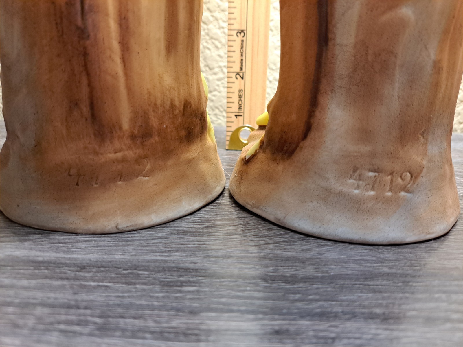 Antique Gebruder Heubach German Porcelain Bisque 14" Boy & Girl Figurine Pair