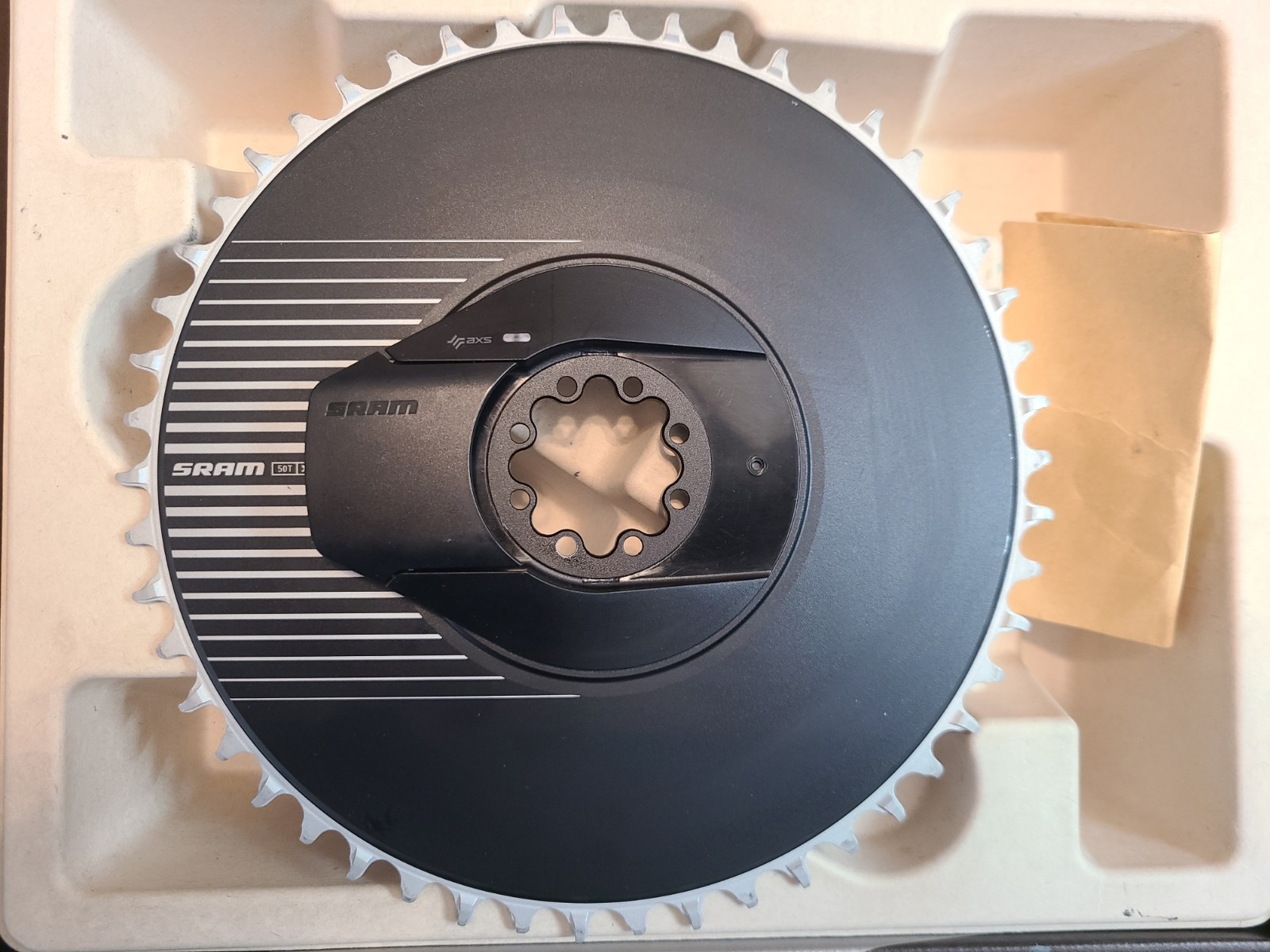 SRAM RED AXS E1 Aero Power Meter Chainring Kit 50t 12/13-Speed DM 8-Bolt Quarq