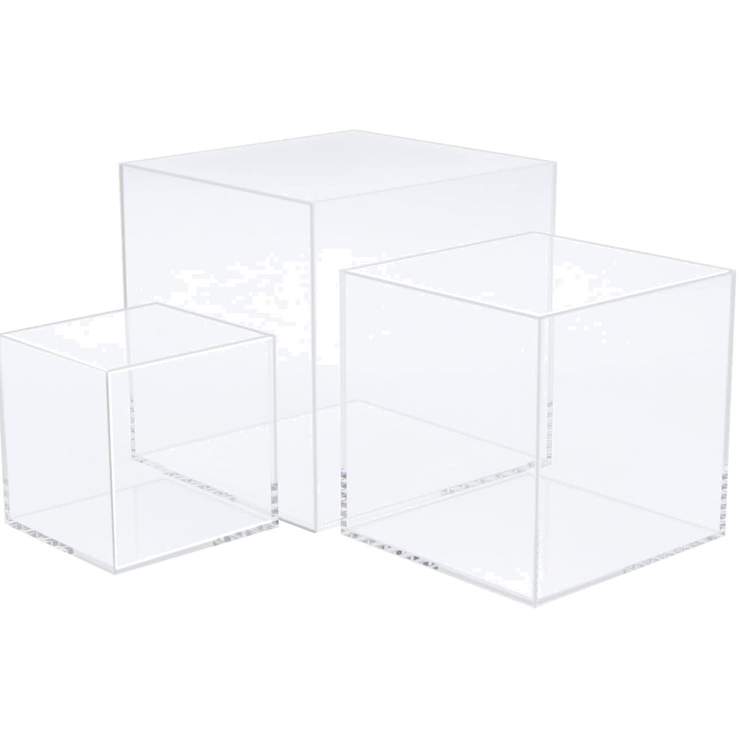 Acrylic Food Risers for Buffet Table - 3 Sizes