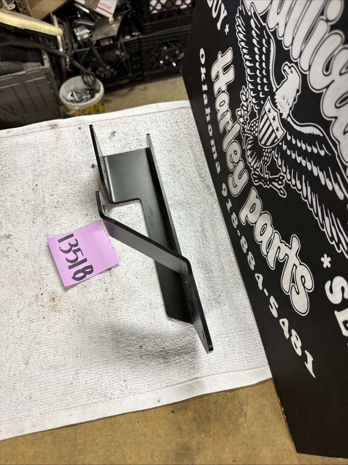 Harley Sportster Vance & And Hines Exhaust Muffler Pipe Bracket Mount Sportster