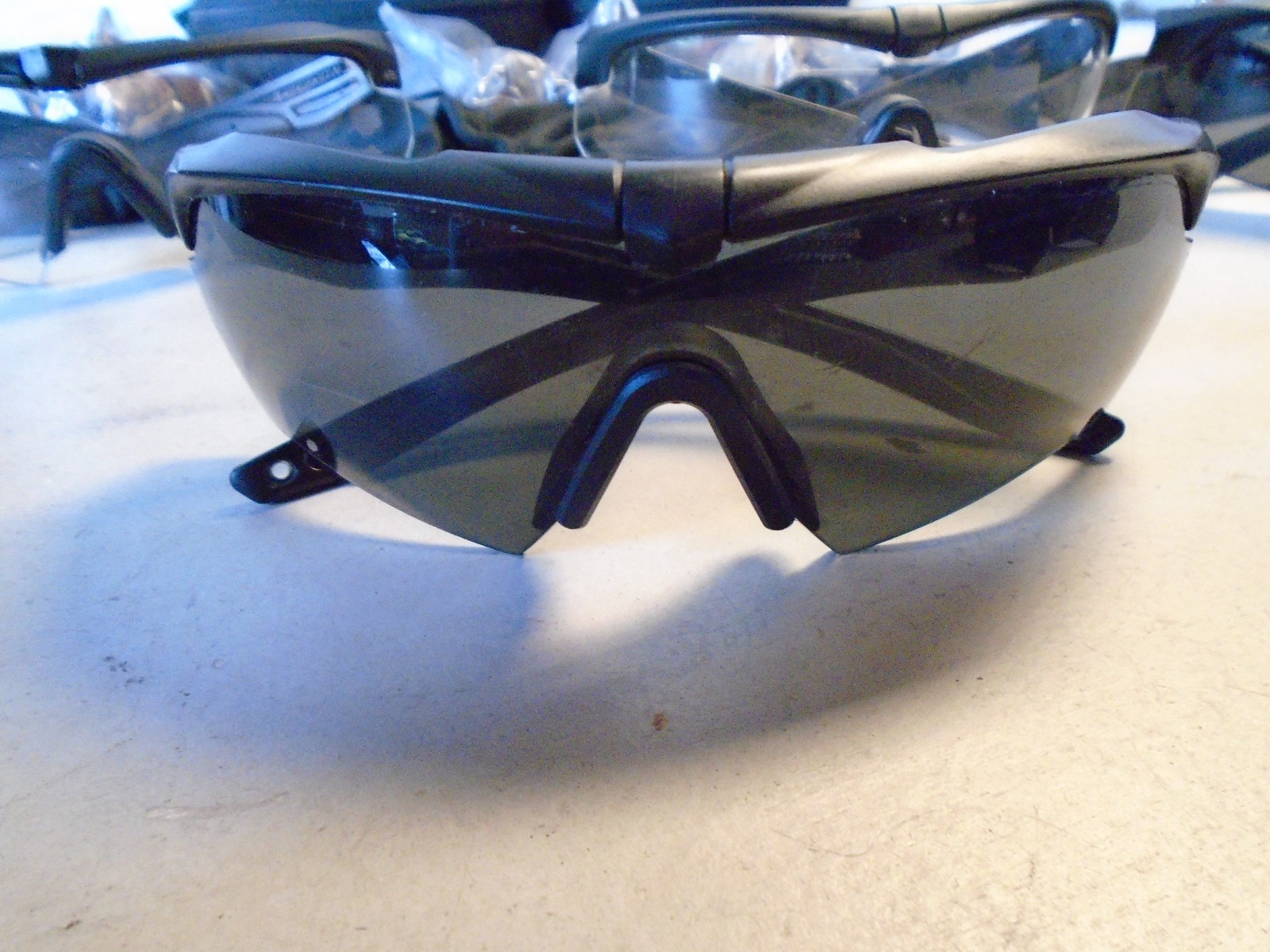 USGI ESS Lot Of 6 Apel Ballistic Glasses w/ Extra Lenses & 4 Cases