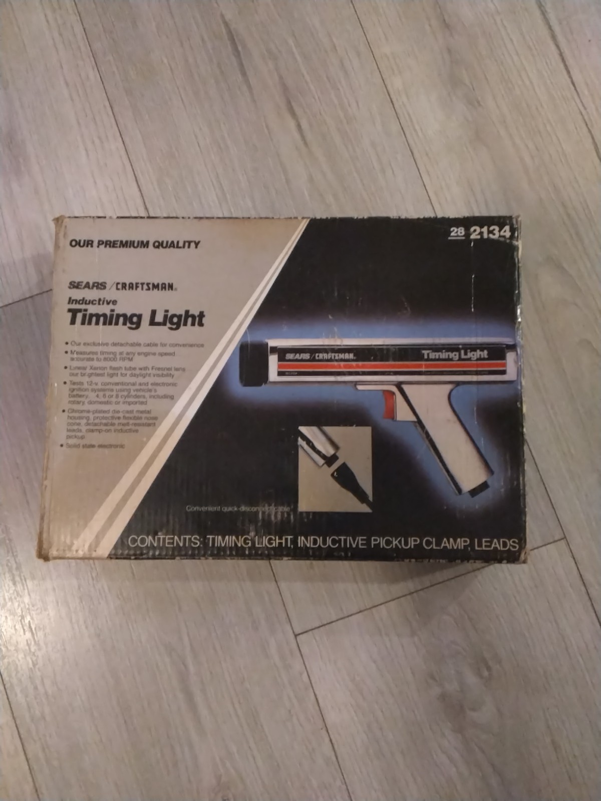 Sears Craftsman USA Nos Inductive Timing Light 2134 Rare New In Box