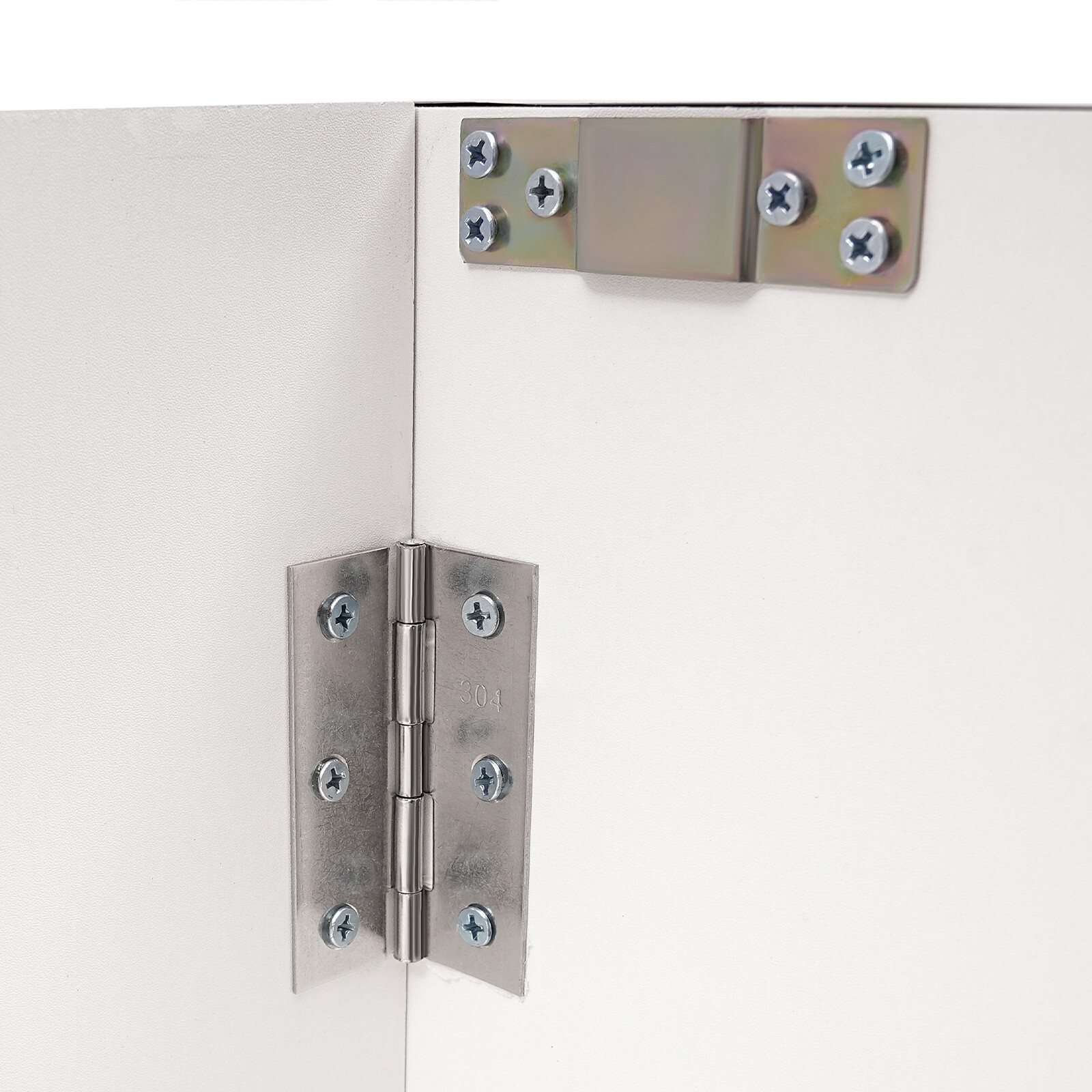 White Portable Event Bar Portable Bar Cabinet Foldable Bar 47.75*19.5*42.75in