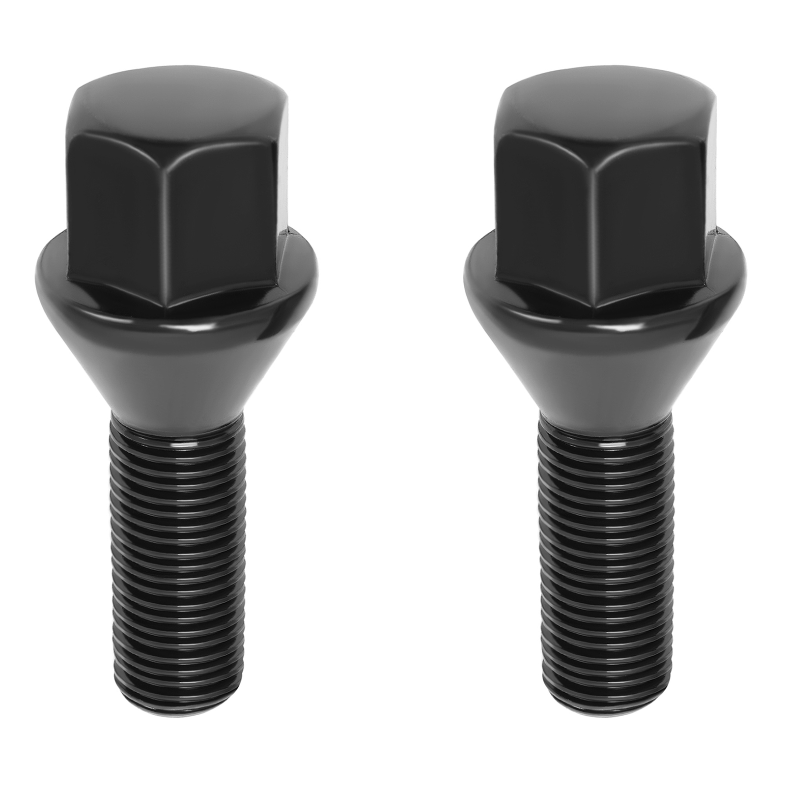20 Pcs Black Wheel Lug Bolts For 2012-25 Dart Compass Renegade Cherokee Ram 700
