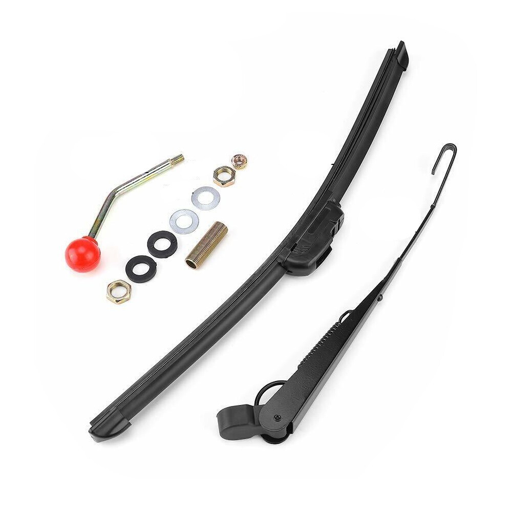 Universal UTV Manual Hand Operated Windshield Wiper Rubber Blade for Can am RZR